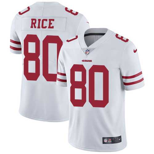 Nike San Francisco 49ers #80 Jerry Rice White NFL Vapor Untouchable Limited Jersey,We sell and wholesale Nike San Francisco 49ers #80 Jerry Rice White NFL Vapor Untouchable Limited Jersey on line form chian!